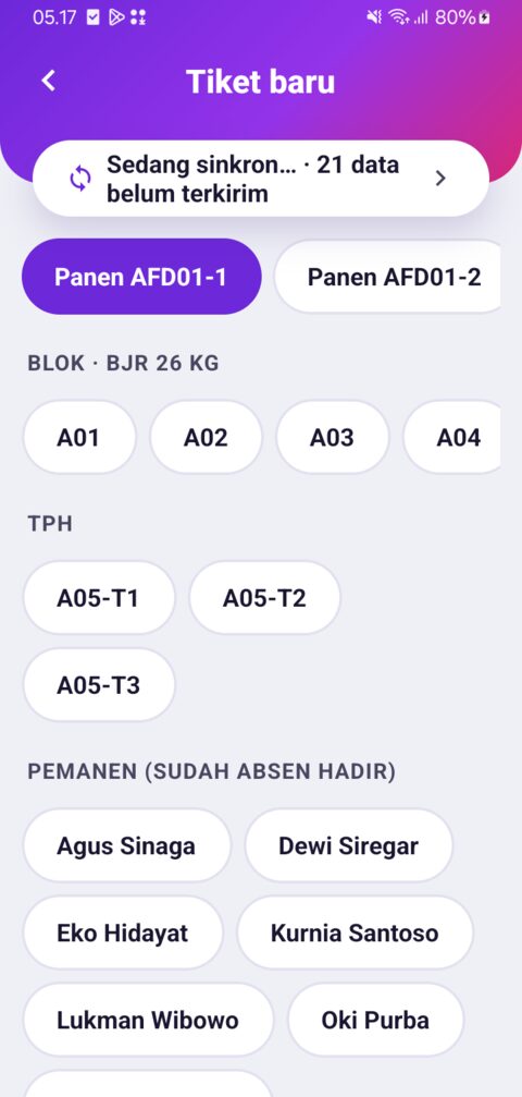 Tiket Panen