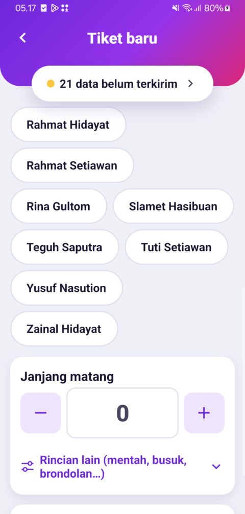 Input Janjang